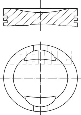 Поршень KNECHT/MAHLE 009 36 01