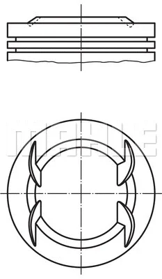 009 44 00 KNECHT/MAHLE Поршень