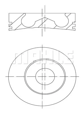 009 55 00 KNECHT/MAHLE Поршень