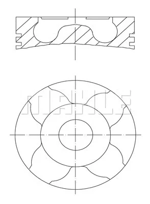 010 04 04 KNECHT/MAHLE Поршень