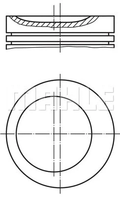 Поршень KNECHT/MAHLE 011 63 00