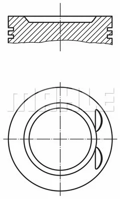 011 73 01 KNECHT/MAHLE Поршень