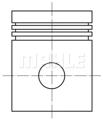 Поршень KNECHT/MAHLE 012 02 01