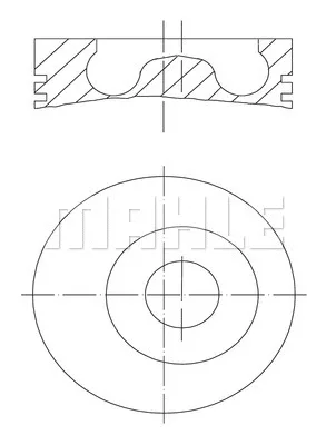 016 02 01 KNECHT/MAHLE Поршень