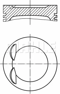 028 PI 00119 002 KNECHT/MAHLE Поршень