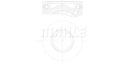 028 PI 00129 000 KNECHT/MAHLE Поршень