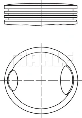 Поршень KNECHT/MAHLE 033 12 02