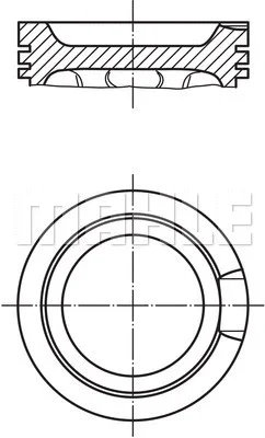 033 16 00 KNECHT/MAHLE Поршень