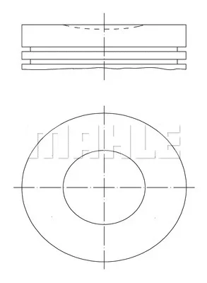 040 16 00 KNECHT/MAHLE Поршень