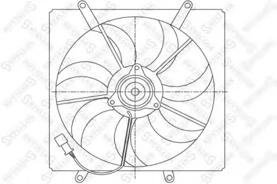 29-99315-SX STELLOX Вентилятор охлаждения радиатора