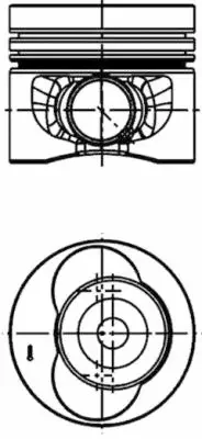 Поршень KOLBENSCHMIDT 40683610