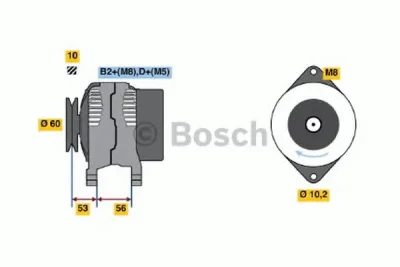 0 124 225 025 BOSCH Генератор