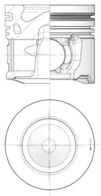 Поршень KOLBENSCHMIDT 41253600