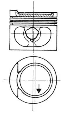 93872600 KOLBENSCHMIDT Поршень