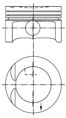 99438600 KOLBENSCHMIDT Поршень