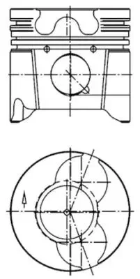 Поршень KOLBENSCHMIDT 99879620