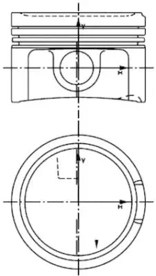 99933600 KOLBENSCHMIDT Поршень