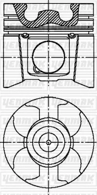 Поршень YENMAK 31-04159-000