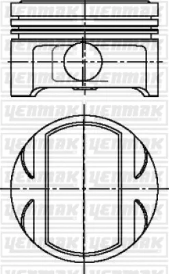 Поршень YENMAK 31-04218-000