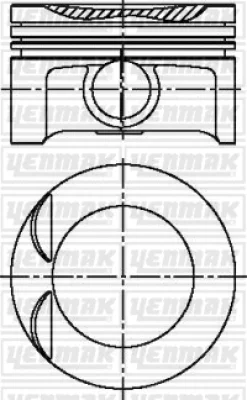 Поршень YENMAK 31-04223-000