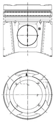 41012960 KOLBENSCHMIDT Ремонтный комплект, поршень / гильза цилиндра