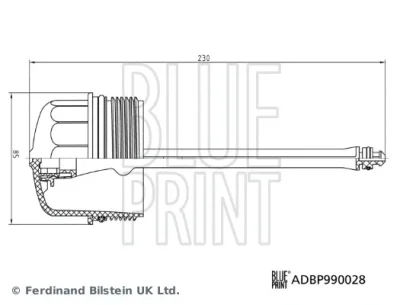 ADBP990028 BLUE PRINT Крышка, корпус масляного фильтра