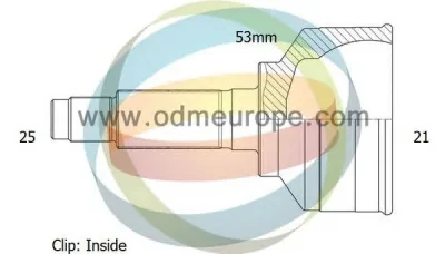 12-011668 ODM Шрус наружний (со стороны колеса)