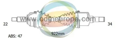 18-002561 ODM Приводной вал (полуось)