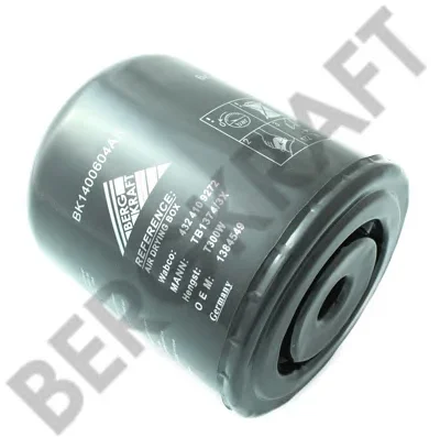 BK1400604AS BERGKRAFT Фильтр осушитель воздуха пневматической тормозной системы