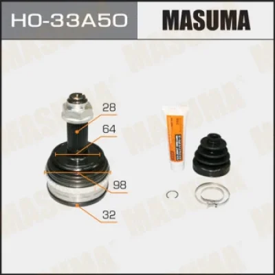 Шарнирный комплект, приводной вал MASUMA HO-33A50