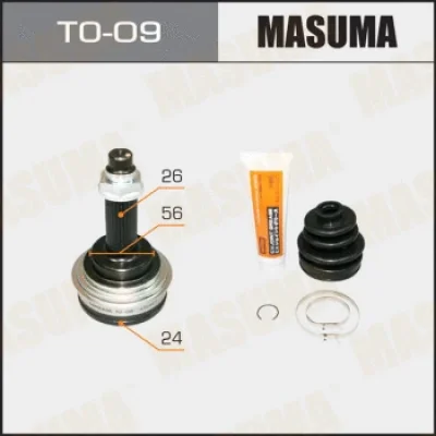 Шарнирный комплект, приводной вал MASUMA TO-09