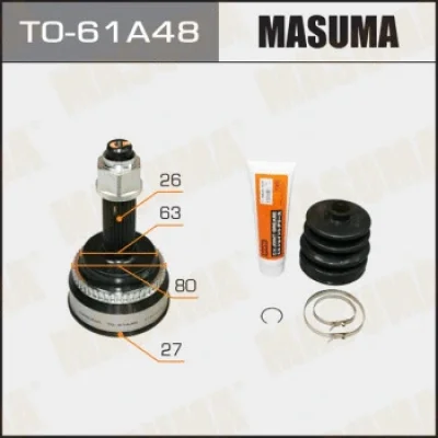 Шарнирный комплект, приводной вал MASUMA TO-61A48