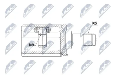 Шарнирный комплект, приводной вал NTY NPW-BM-061