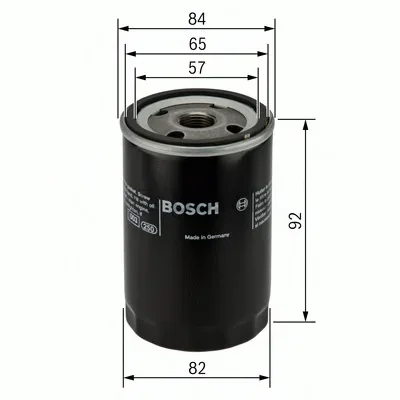 0 986 452 015 BOSCH Масляный фильтр