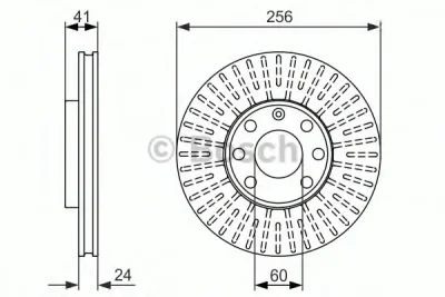 0 986 479 855 BOSCH Тормозной диск