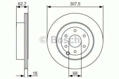 0 986 479 R21 BOSCH Тормозной диск