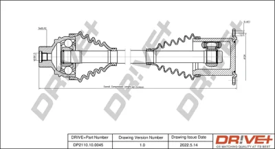 DP2110.10.0045 Dr!ve+ Приводной вал