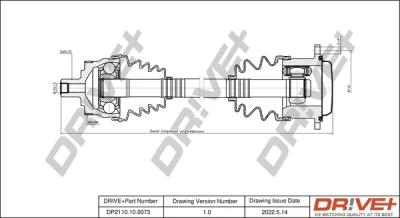 DP2110.10.0073 Dr!ve+ Приводной вал