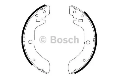 0 986 487 164 BOSCH Тормозные колодки