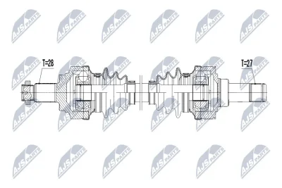 Приводной вал NTY NPW-BM-047