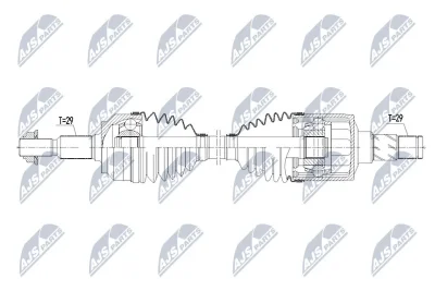 Приводной вал NTY NPW-CH-068