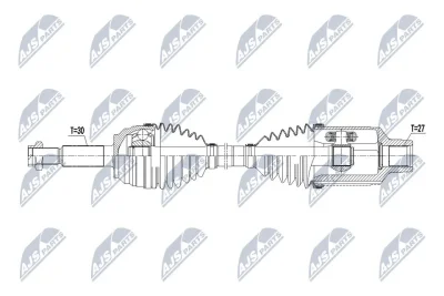 Приводной вал NTY NPW-CH-076