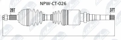 NPW-CT-026 NTY Приводной вал