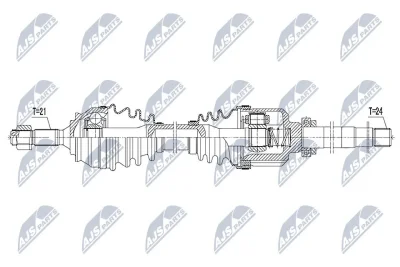 Приводной вал NTY NPW-CT-057