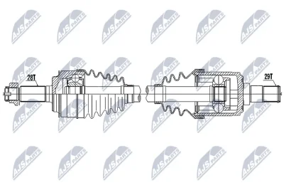 NPW-HD-081 NTY Приводной вал