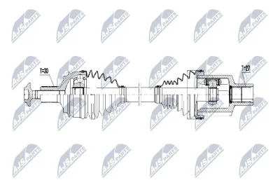 Приводной вал NTY NPW-ME-062