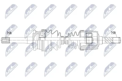 Приводной вал NTY NPW-MZ-066