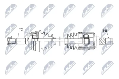 Приводной вал NTY NPW-NS-110