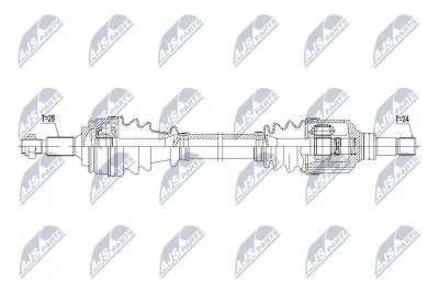 Приводной вал NTY NPW-PE-049