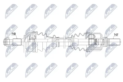 Приводной вал NTY NPW-PE-061